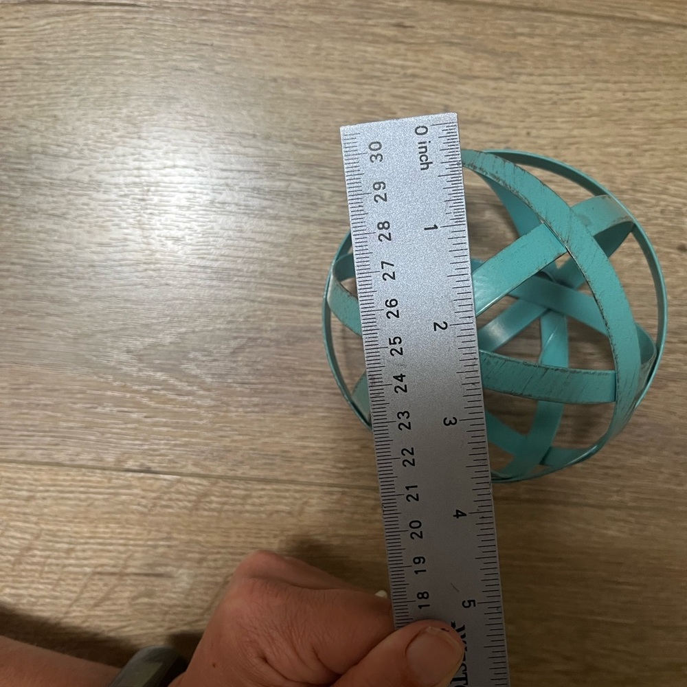 5 for $10 - teal decorative sphere - Picture 2 of 3
